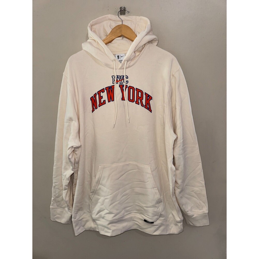 2XL-Tall Nike NBA New York Knicks NYC City Club Fleece Hoodie Sweatshirt RARE